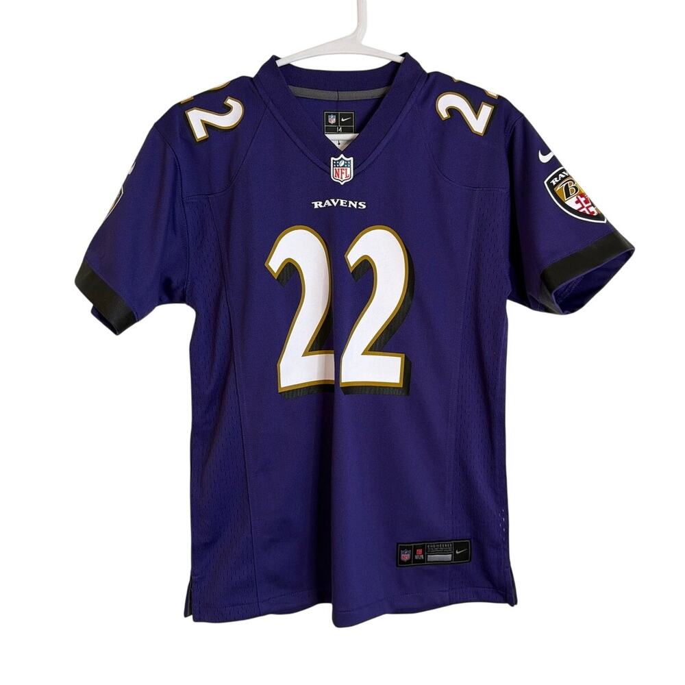 NWT Nike Baltimore Ravens Derrick Henry #22 Game Jersey, Purple, Medium, 10/12